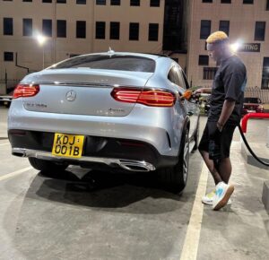 Sammy Boy shows off his Brand New Mercedes Benz