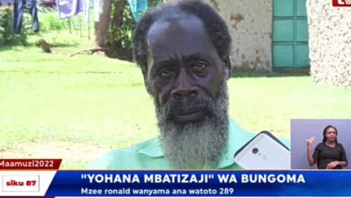 Meet a Bungoma Man who refers to himself John The Baptist.