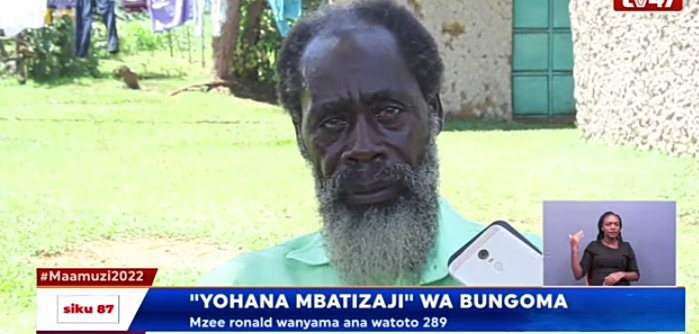 Meet a Bungoma Man who refers to himself John The Baptist.