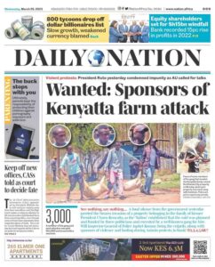 Truth about invasion of Kenyatta's farm 