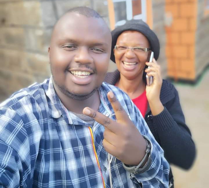 Mejja and his mother