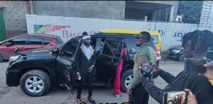 Moya David Flaunts his brand new Landcruiser Prado TX 