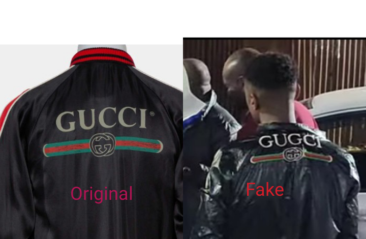 Ringtone Apoko Spotted Wearing a Fake Gucci Jacket