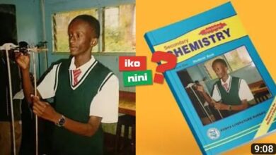 Njugush on Chemistry Textbook Cover