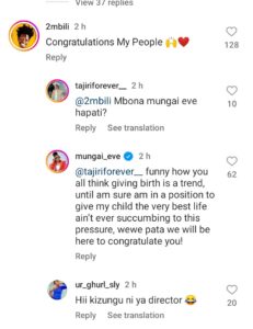 Mungai Eve Reveals Why She Isn't Getting Pregnant.