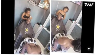 A Kinyozi In Nairobi Where Ladies With Big 'Nyash' Twerk For Clients While Being Shaved.