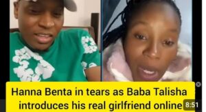 "Mnakaa poa" Hannah Bentah Gets Emotional After Baba Talisha Introduced His New Girlfriend.