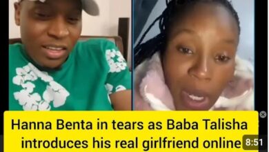 "Mnakaa poa" Hannah Bentah Gets Emotional After Baba Talisha Introduced His New Girlfriend.
