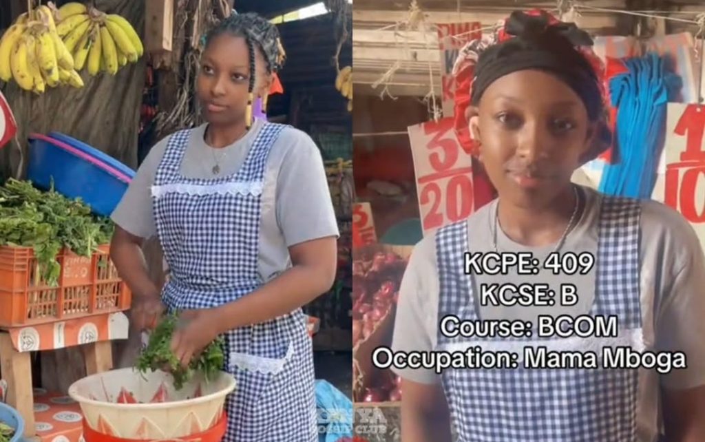 Meet Scholah: The Kenyan GenZ Baddie with a BCom Degree Earning Ksh.10,000 Daily as Mama Mboga